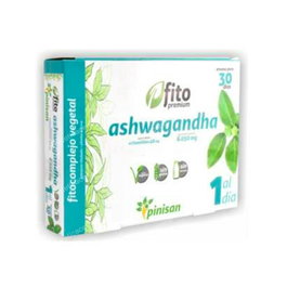 PINISAN Ashwagandha 30 Cápsulas Veganas - Complemento Alimenticio Adaptógeno con 6050 mg de Planta
