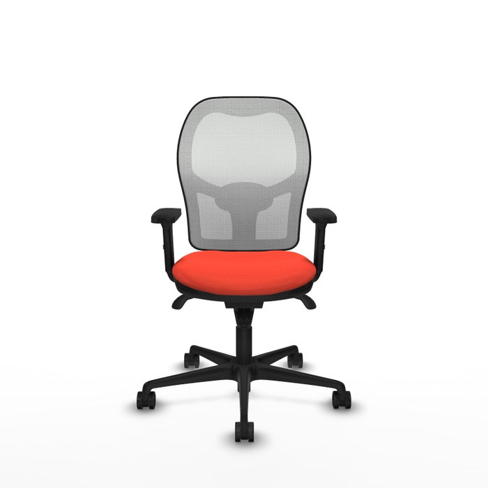 PIQUERAS Y CRESPO Silla de oficina Jorquera Naranja oscuro y Blanco