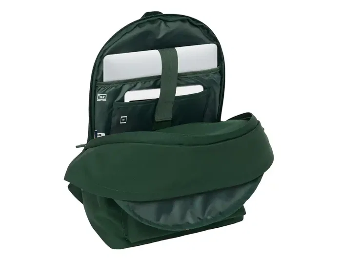 Safta Mochila Doble Para Portátil 15,6'' + USB El Ganso Basics Green