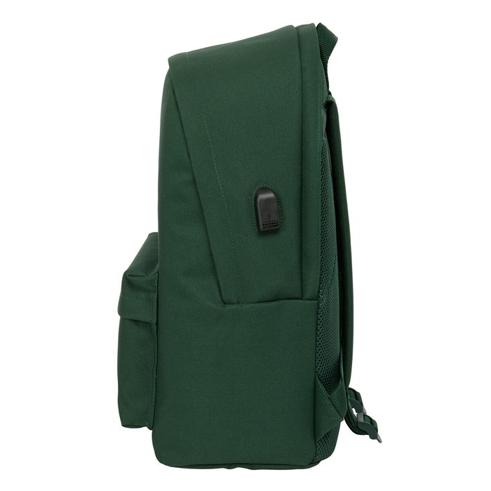 Safta Mochila Doble Para Portátil 15,6'' + USB El Ganso Basics Green