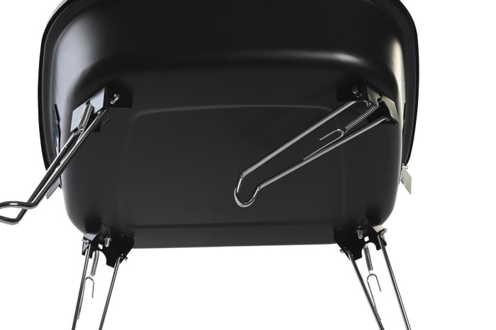 DKD Home Decor Barbacoa Negro Plateado 42 x 34 x 44.5 cm