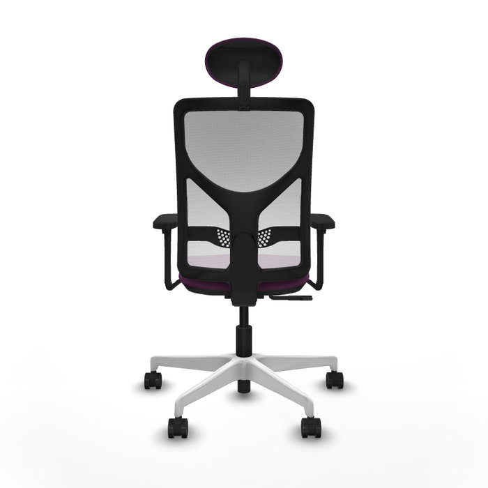 PIQUERAS Y CRESPO Silla de oficina Motilla con mecanismo Sincro, Morado y Blanco PIQUERAS Y CRESPO Silla de oficina Motilla con mecanismo Sincro, Morado y Blanco