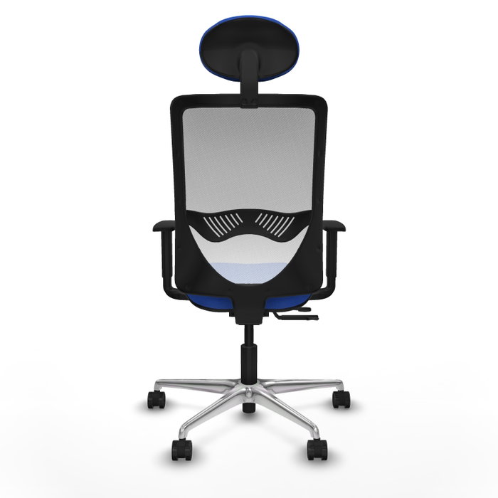 PIQUERAS Y CRESPO Silla de oficina Zulema con mecanismo Sincro/Traslack, Azul y Blanco PIQUERAS Y CRESPO Silla de oficina Zulema con mecanismo Sincro/Traslack, Azul y Blanco