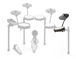Alesis Nitro Max Expansion Pack - Plato de 10" con Choke, Pad Tom de 8" Doble Zona, Cables TRS y Soportes