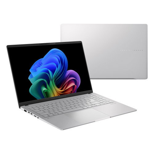 Asus Vivobook S 15 OLED S5507QA-MA001W, 15.6 3K 120Hz, Snapdragon X1E-78-100, 32GB RAM, 1TB SSD, Plata Fría