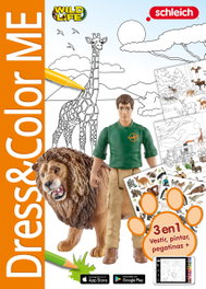 BOOK'N'APP Schleich Wild Life (Dress & Color ME A4)