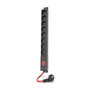 Acar R8 Power 8 tomas 230V PL 3m 16A negro