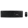 Oqo Combo Teclado y Ratón QWERTY Español Negro USB