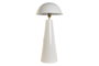 DKD Home Decor Lámpara de Sobremesa Seta Hierro Blanco Lacado
