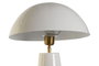 DKD Home Decor Lámpara de Sobremesa Seta Hierro Blanco Lacado