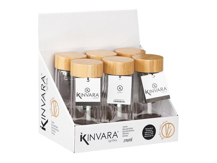 Kinvara Termo Doble Pared Vidrio Filtro Infusion