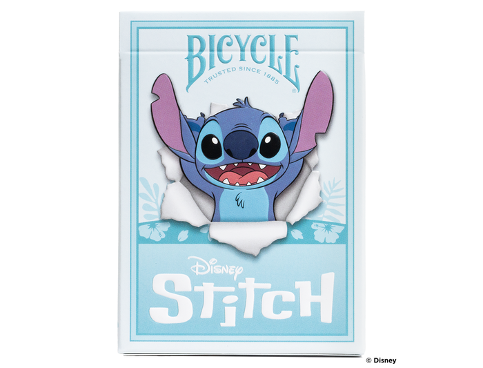 Bicycle Baraja de Cartas Disney Stitch 6+ Años, Coleccionismo, Magia, Poker, Cardistry, Fournier