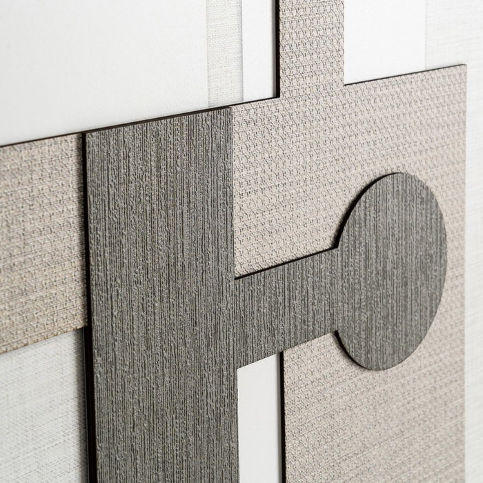 Cuadro Mix Tallado&Print Verde Madera 152 X 3,50 X 52 cm