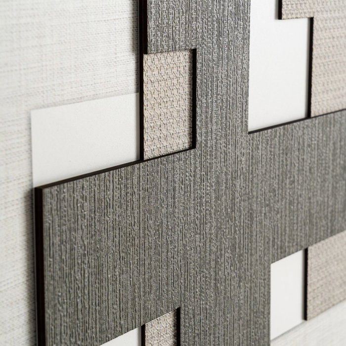 Cuadro Mix Tallado&Print Verde Madera 152 X 3,50 X 52 cm