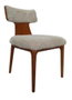 DKD Home Decor Silla de Madera y Poliéster