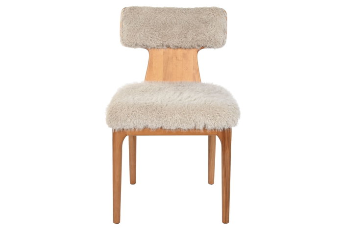 DKD Home Decor Silla de Madera y Poliéster DKD Home Decor Silla de Madera y Poliéster