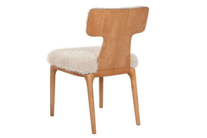 DKD Home Decor Silla de Madera y Poliéster DKD Home Decor Silla de Madera y Poliéster