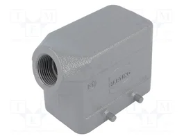 Harting Carcasa de conexión M20 19300101520 con salida lateral de formato bajo