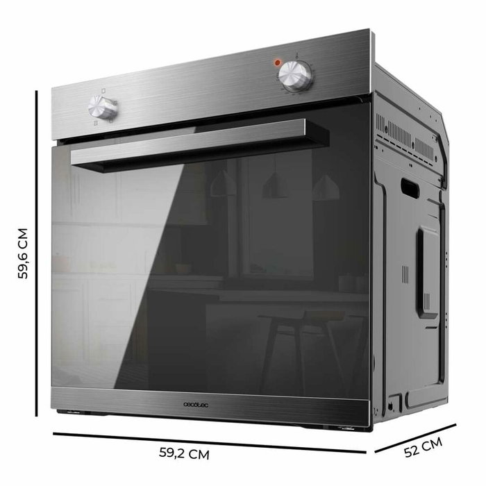 Cecotec Bolero Hexa C126000 Mirror A Horno Integrable 77 L Cecotec Bolero Hexa C126000 Mirror A Horno Integrable 77 L