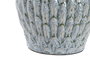 DKD Home Decor Lampara Sobremesa Colonial Turquesa Crudo 28x42x28 cm