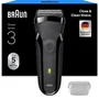 BRAUN Serie 3 300s Negra Resistente al Agua