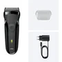 BRAUN Serie 3 300s Negra Resistente al Agua