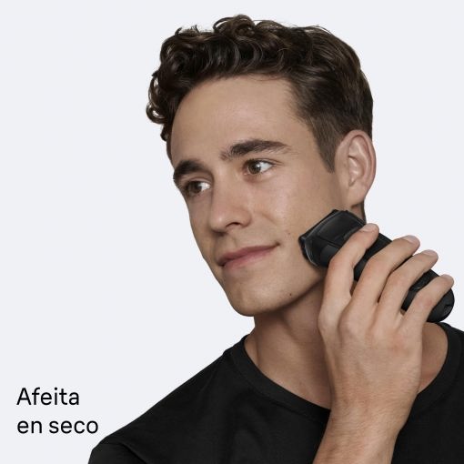 BRAUN Series 3 Afeitadora Eléctrica para Hombre, Recortadora Corporal, Resistente al Agua, Color Negro