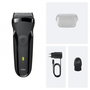 BRAUN Series 3 Afeitadora Eléctrica para Hombre, Recortadora Corporal, Resistente al Agua, Color Negro