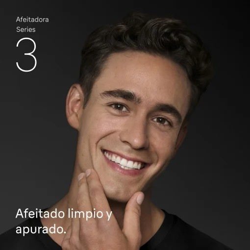 BRAUN Series 3 Afeitadora Eléctrica para Hombre, Recortadora Corporal, Resistente al Agua, Color Negro