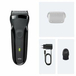 BRAUN Serie 3 300s Negra Resistente al Agua