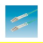 ROLINE Cable Fibra Óptica LC/LC OM3 50/125um 0.5m (0.5m) Low-Loss Turquesa Duplex, para Redes Datos