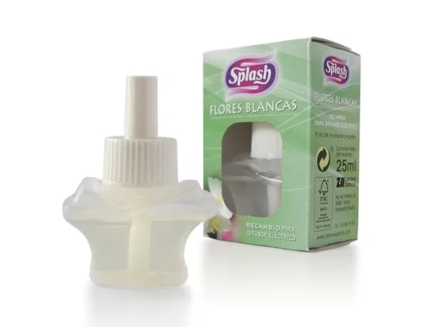 Splash Recambio Ambientador Eléctrico Flores Blancas 25 ml