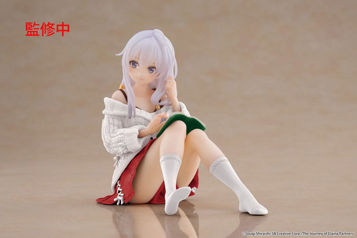 Wandering Witch: The Journey of Elaina Estatua PVC Desktop Cute Figure Elaina Casual Clothes Ver. Renewal 13 cm Wandering Witch: The Journey of Elaina Estatua PVC Desktop Cute Figure Elaina Casual Clothes Ver. Renewal 13 cm