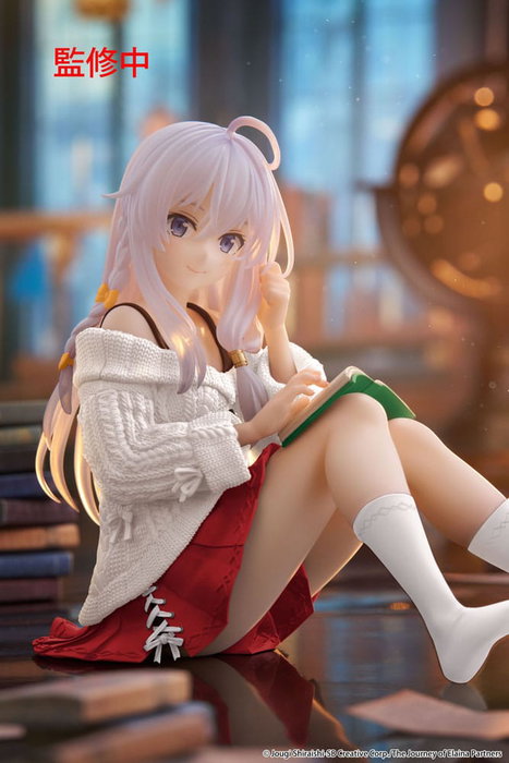 Wandering Witch: The Journey of Elaina Estatua PVC Desktop Cute Figure Elaina Casual Clothes Ver. Renewal 13 cm Wandering Witch: The Journey of Elaina Estatua PVC Desktop Cute Figure Elaina Casual Clothes Ver. Renewal 13 cm