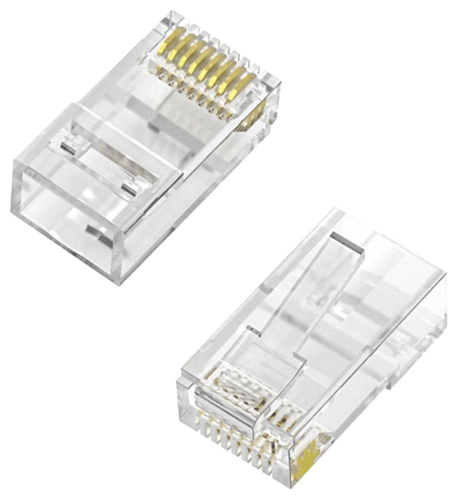 Aisens Conector RJ45 Cat.6 AWG24 Transparente (100 unidades)