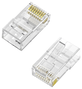 Aisens Conector RJ45 Cat.6 AWG24 Transparente (100 unidades)