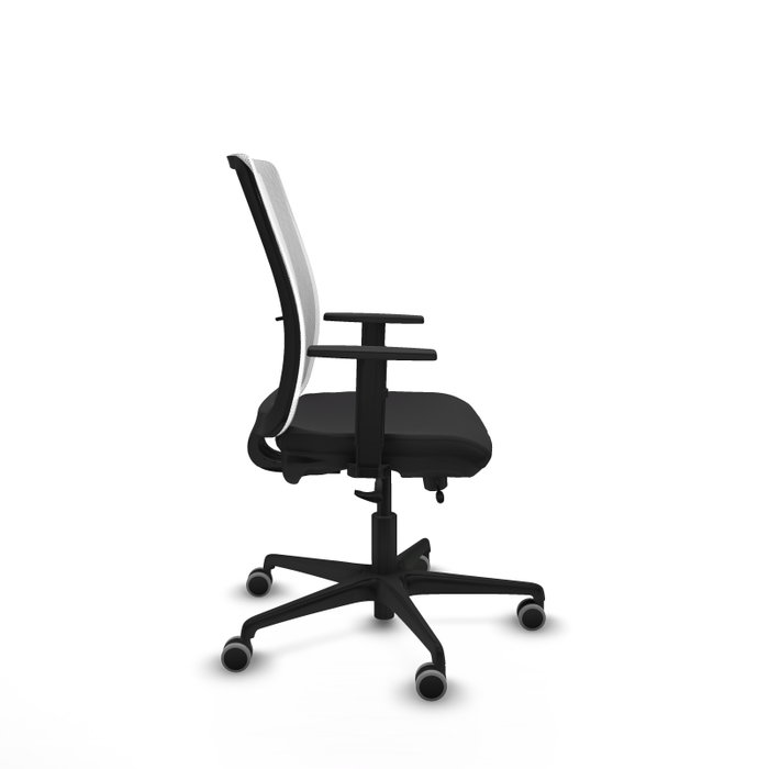 PIQUERAS Y CRESPO Silla de oficina Haches con mecanismo Sincro/Traslack Negro/Blanco