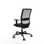 PIQUERAS Y CRESPO Silla de oficina Haches con mecanismo Sincro/Traslack Negro/Blanco