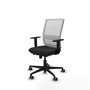PIQUERAS Y CRESPO Silla de oficina Haches con mecanismo Sincro/Traslack Negro/Blanco