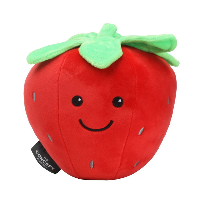 The Concept Factory Peluche Fruta Kawaii Fresa Sandía Melocotón Manzana Verde