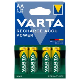 Varta Pilas Recargables AA Ready2Use 2100 mAh (Pack de 4)