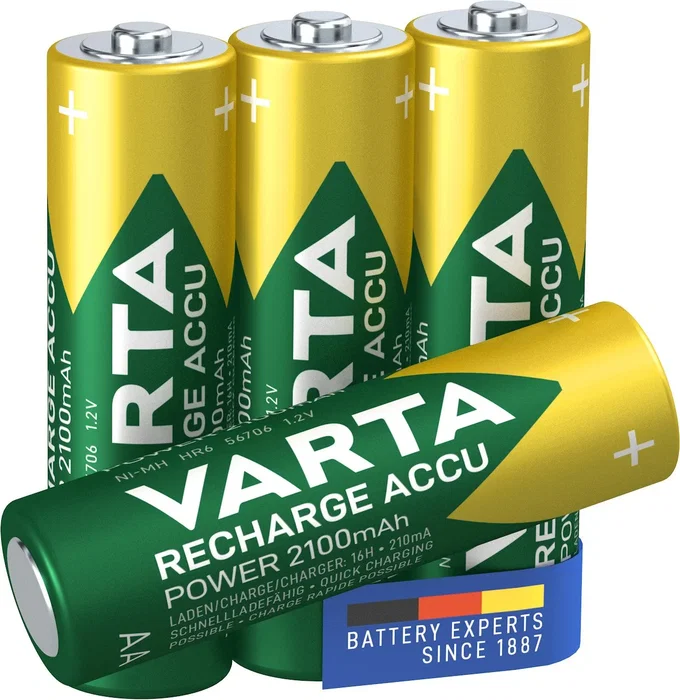 Varta Pilas recargables AA Ready2Use 2100 mAh Pack de 4 Varta Pilas recargables AA Ready2Use 2100 mAh Pack de 4