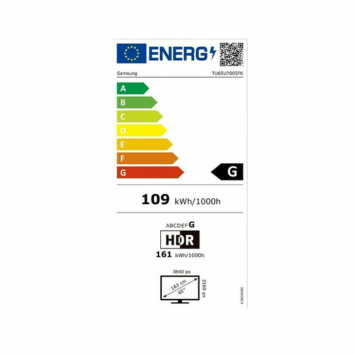 Smart TV Samsung 65 TU65U7005F 65" 4K Ultra HD LED HDR