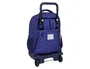 Safta Mochila Benetton Drop con Ruedas Compactas y Sistema Extraíble