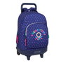 Safta Mochila Benetton Drop con Ruedas Compactas y Sistema Extraíble