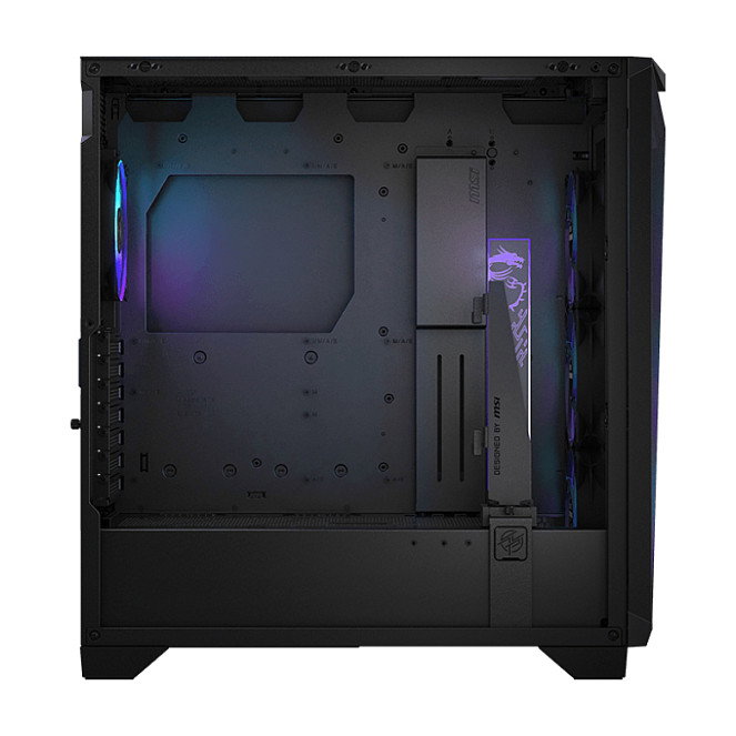 MSI Torreta Midi MPG Gungnir 300R AIRFLOW, PC Gaming ATX, Negro, Flujo de Aire, 4 Ventiladores ARGB, Soporte Radiador 360 mm