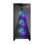 MSI Torreta Midi MPG Gungnir 300R AIRFLOW, PC Gaming ATX, Negro, Flujo de Aire, 4 Ventiladores ARGB, Soporte Radiador 360 mm