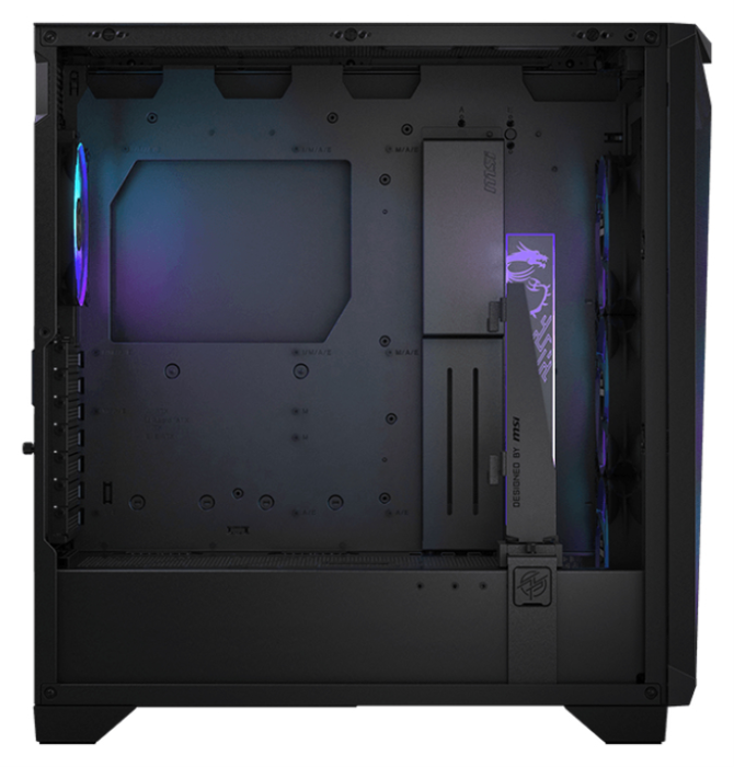 MSI MPG Gungnir 300R AIRFLOW Midi Tower PC Juego Negro, Ventiladores 120mm, Iluminación Multi