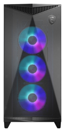 MSI MPG Gungnir 300R AIRFLOW Midi Tower PC Juego Negro, Ventiladores 120mm, Iluminación Multi