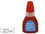 X'stamper Quix Tinta para Sellos Roja, Bote 20 ml, Consumible Máquina Sellos